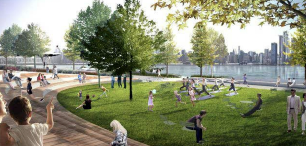 金宝搏bet188手机网霍博肯说，设计重建:海滨公园建设将于2023年开始
